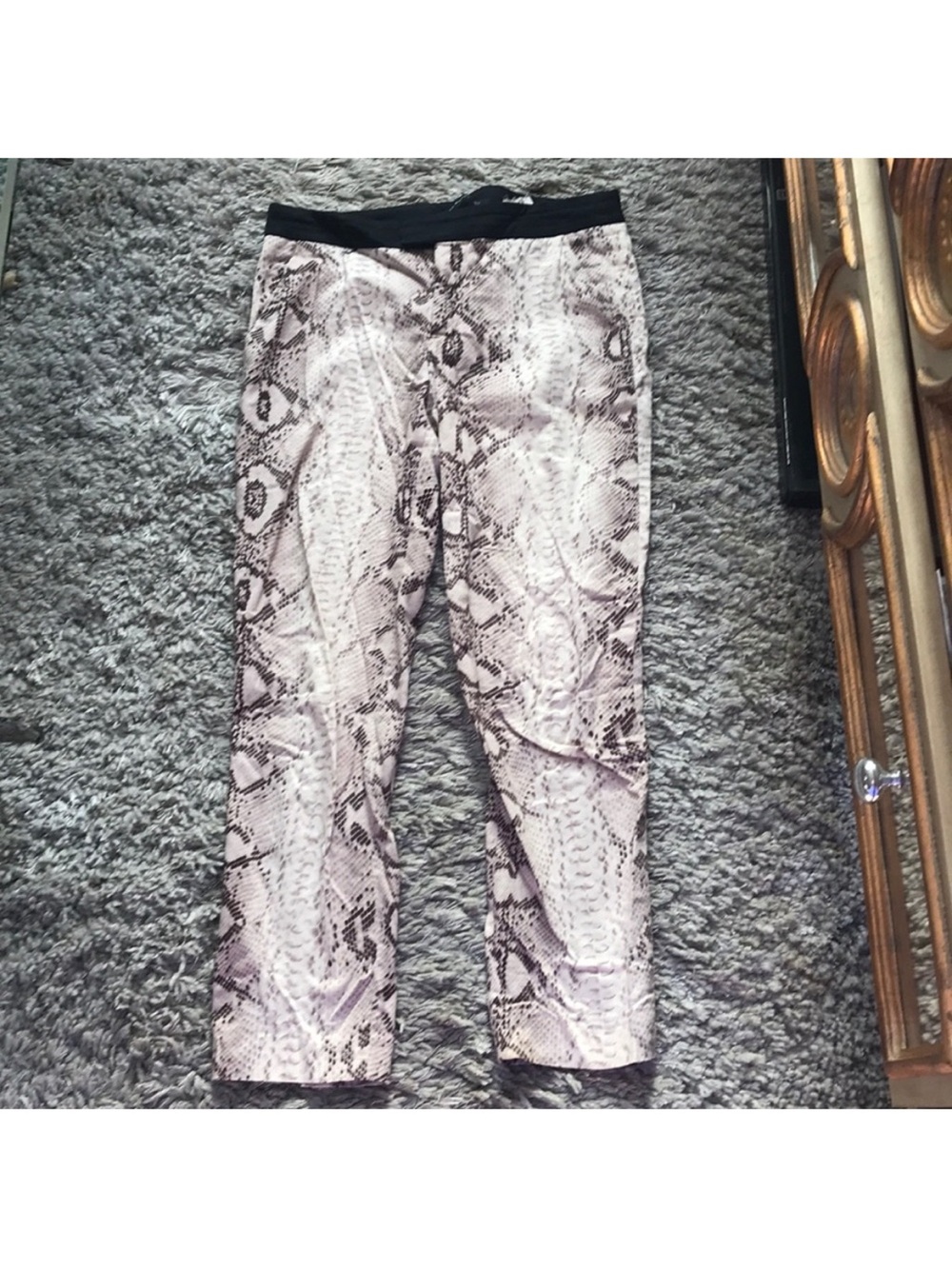 Zara Snake-Print Pants